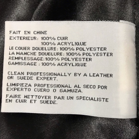 Azzure Leather Faux Fur & Leather Bomber Jacket - Picture 7 of 9